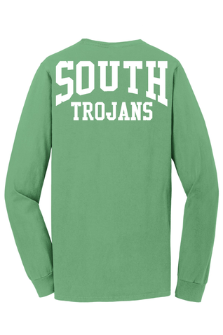 South Trojans Port & Company Beach Wash Garment-Dyed Long Sleeve Tee