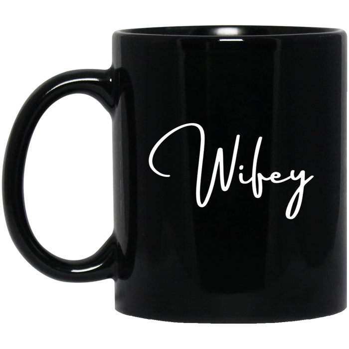 Wifey 11oz Black Mug