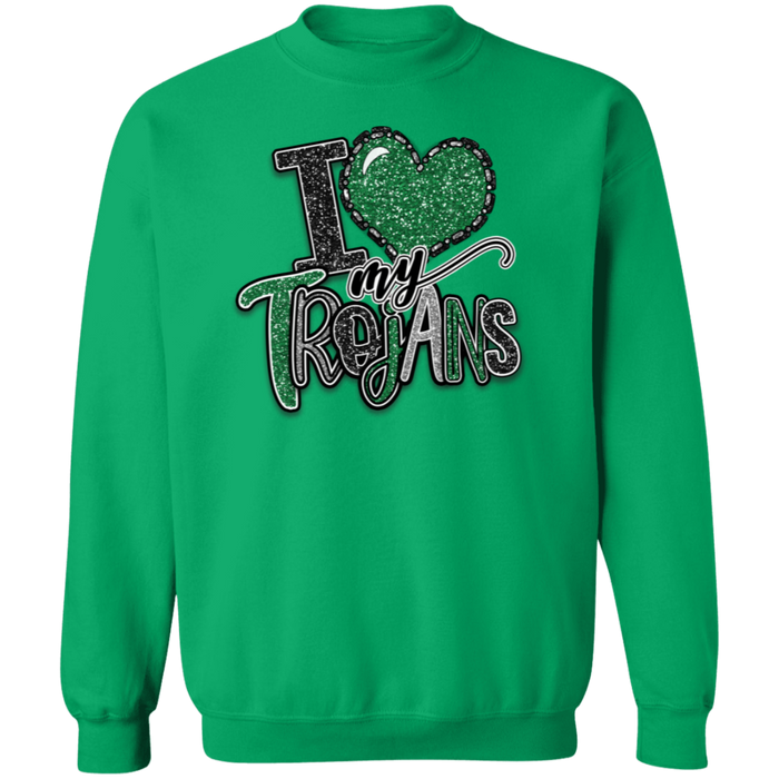 Love My Trojans Crewneck Sweatshirt