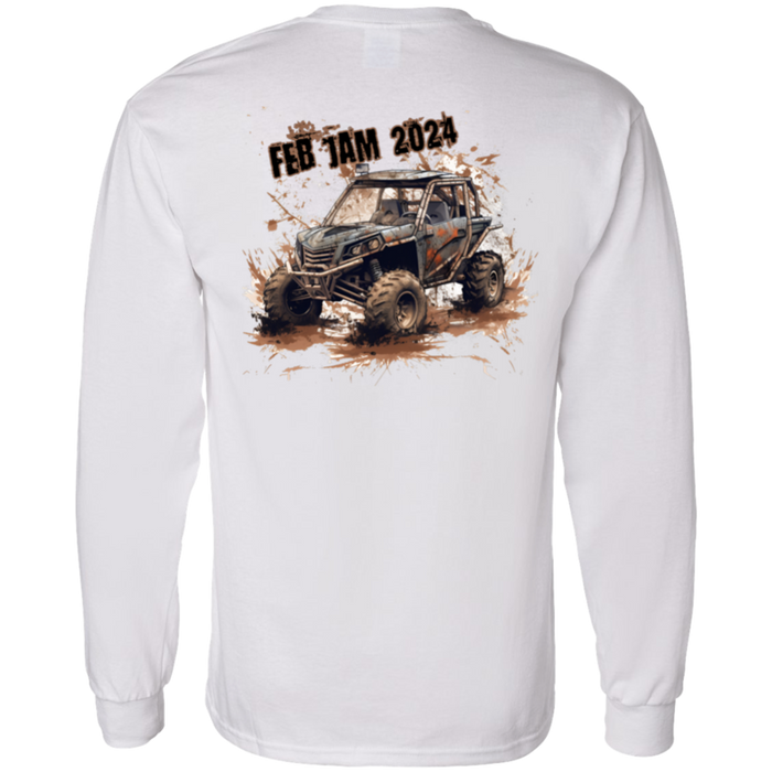 Feb Jam 24' Mud Slinging L/S Gildan T-Shirt