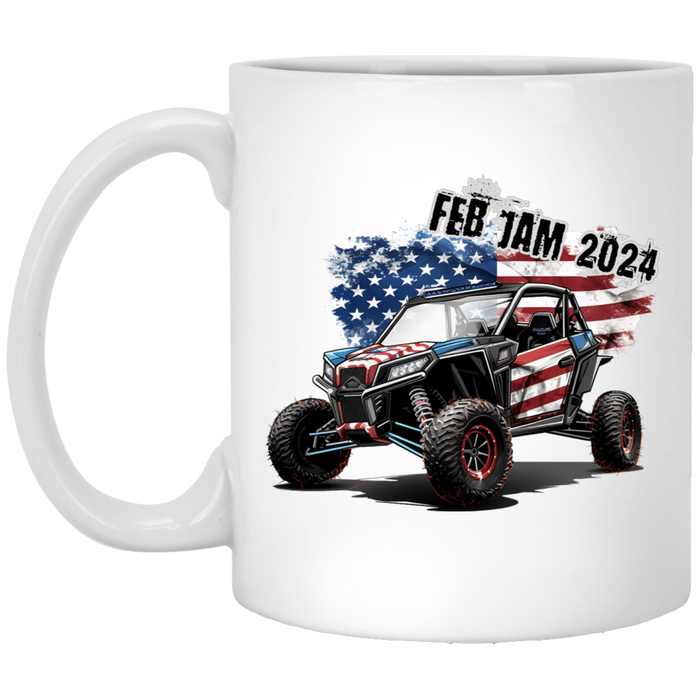 FEB JAM 24' USA 11oz White Mug
