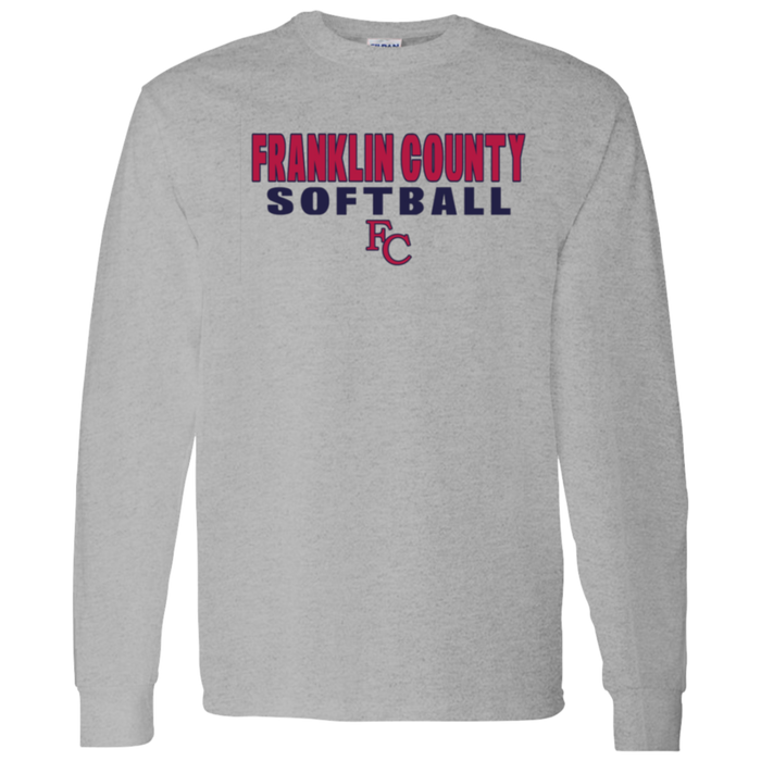Franklin County Softball Gildan Adult L/S Tee