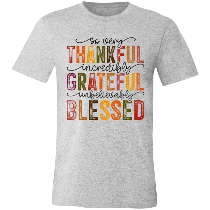 Thankful Grateful & Blessed Tee