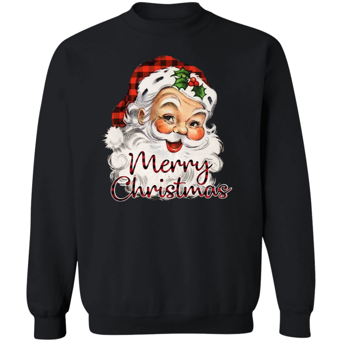 Merry Christmas Santa Crewneck Pullover Sweatshirt