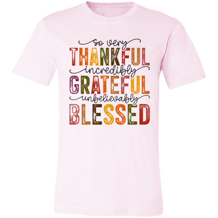 Thankful Grateful & Blessed Tee