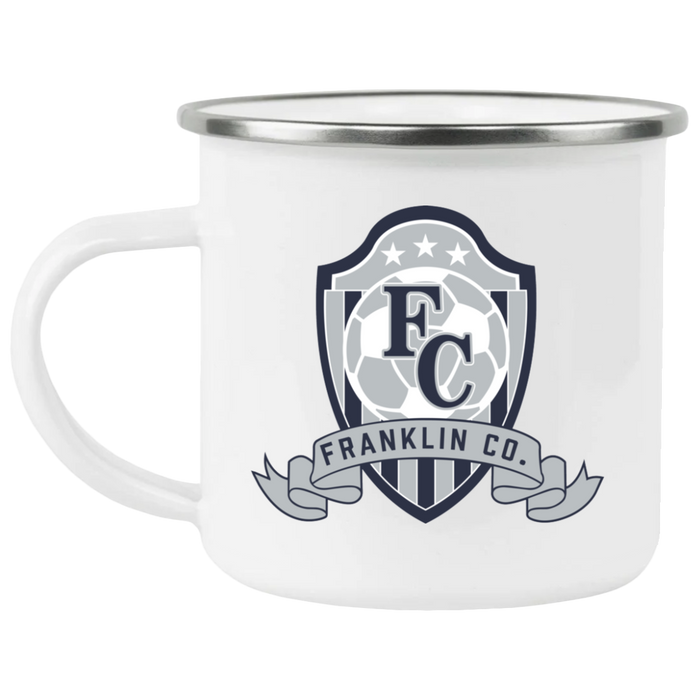 FC Soccer Crest Enamel Camping Mug