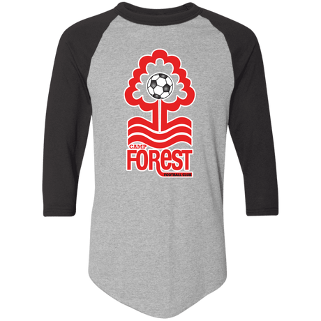 Adult Colorblock Raglan Jersey with CFFC Logo & White Outline - Busy Bee Graphix