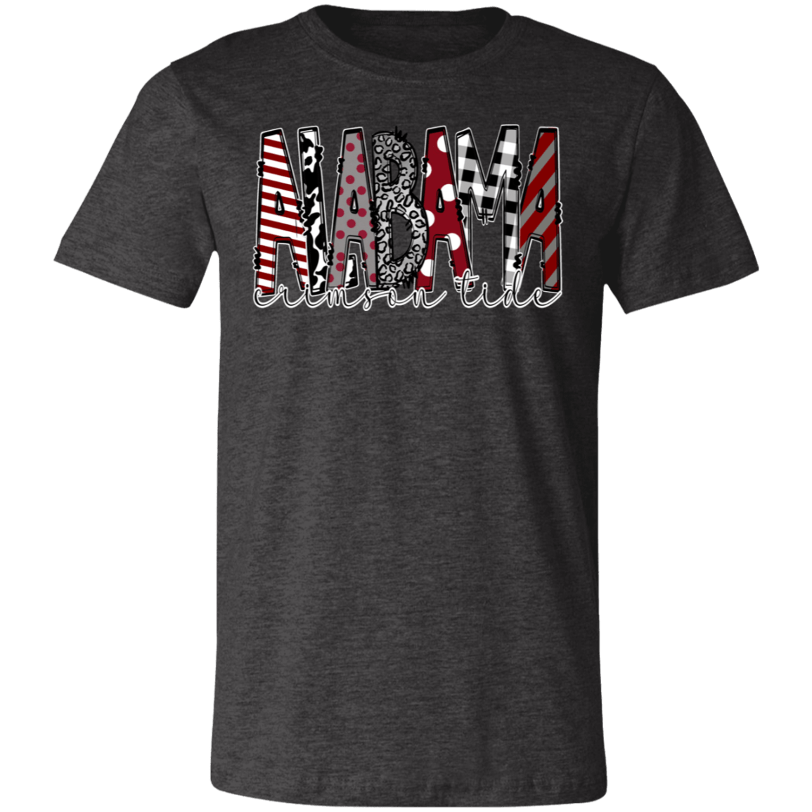 Alabama Crimson Tide Bella Canvas S/S Tee - Busy Bee Graphix