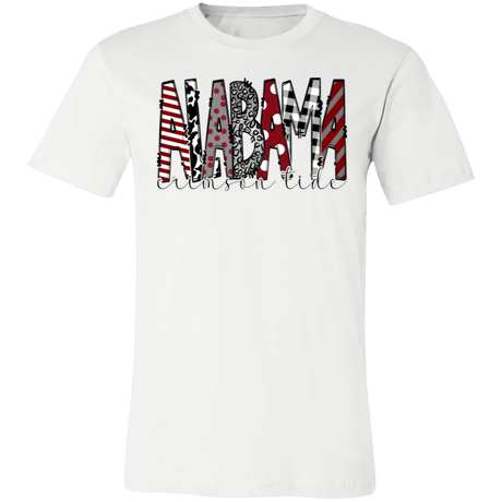 Alabama Crimson Tide Bella Canvas S/S Tee - Busy Bee Graphix