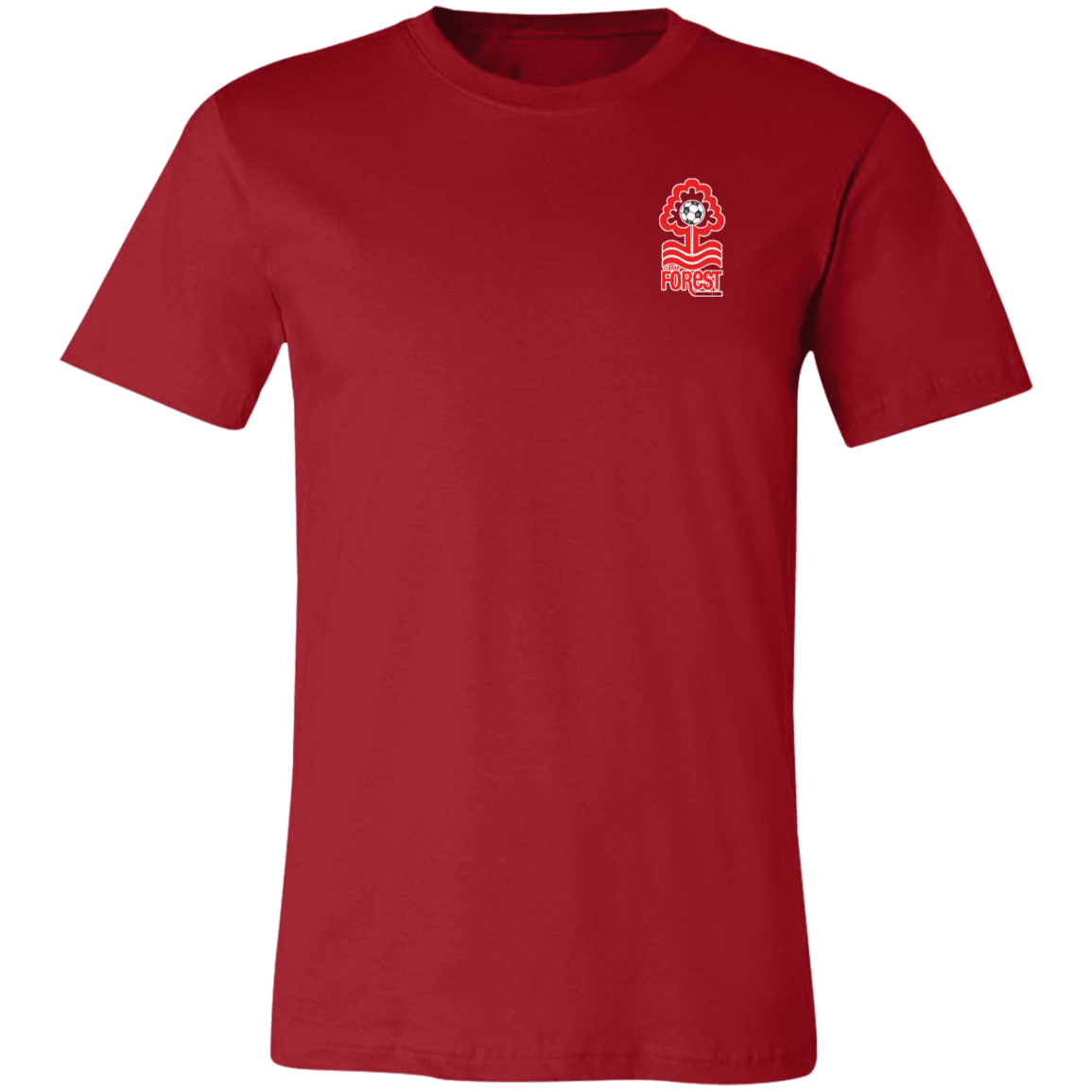 CFFC Bella Canvas Tee (Red/White Print) - Busy Bee Graphix