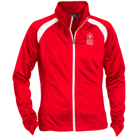 CFFC Ladies' Raglan Sleeve Warmup Jacket - Busy Bee Graphix