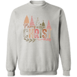 Christian Merry Christmas Crewneck - Busy Bee Graphix