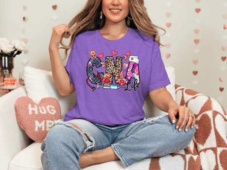 CNA Valentine's Day Bella Canvas Tee - Busy Bee Graphix