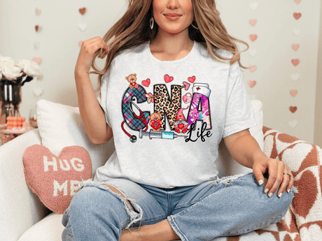 CNA Valentine's Day Bella Canvas Tee - Busy Bee Graphix