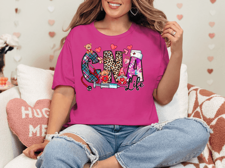 CNA Valentine's Day Bella Canvas Tee - Busy Bee Graphix