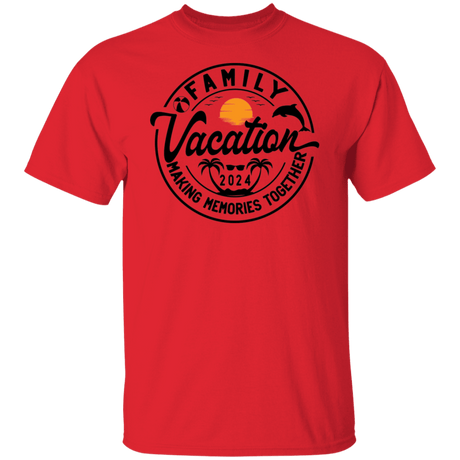 Family Vacation 2024 Gildan Adult Tee - Busy Bee Graphix