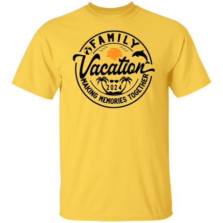 Family Vacation 2024 Gildan Adult Tee - Busy Bee Graphix