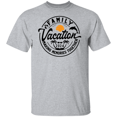 Family Vacation 2024 Gildan Adult Tee - Busy Bee Graphix