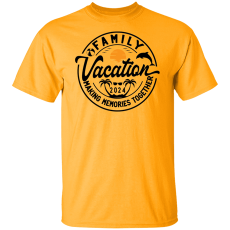 Family Vacation 2024 Gildan Adult Tee - Busy Bee Graphix