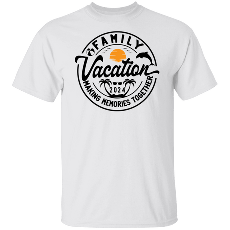 Family Vacation 2024 Gildan Adult Tee - Busy Bee Graphix