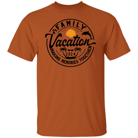 Family Vacation 2024 Gildan Adult Tee - Busy Bee Graphix