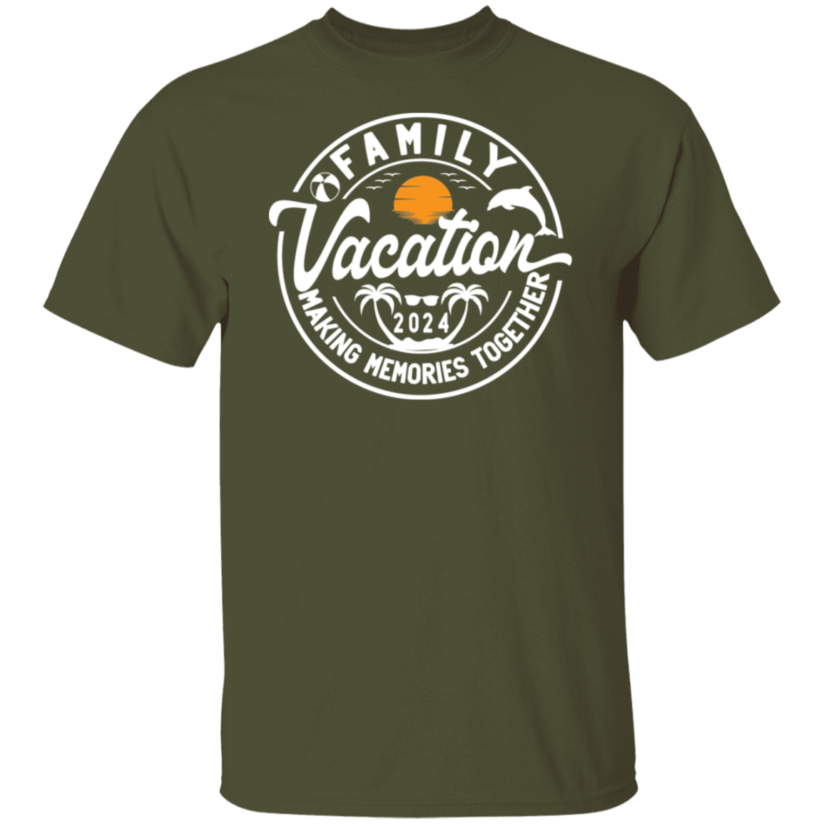 Family Vacation 2024 Gildan Tee - Busy Bee Graphix