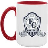 FC Soccer Crest 15oz. Accent Mug - Busy Bee Graphix