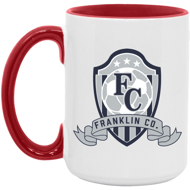 FC Soccer Crest 15oz. Accent Mug - Busy Bee Graphix