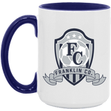 FC Soccer Crest 15oz. Accent Mug - Busy Bee Graphix