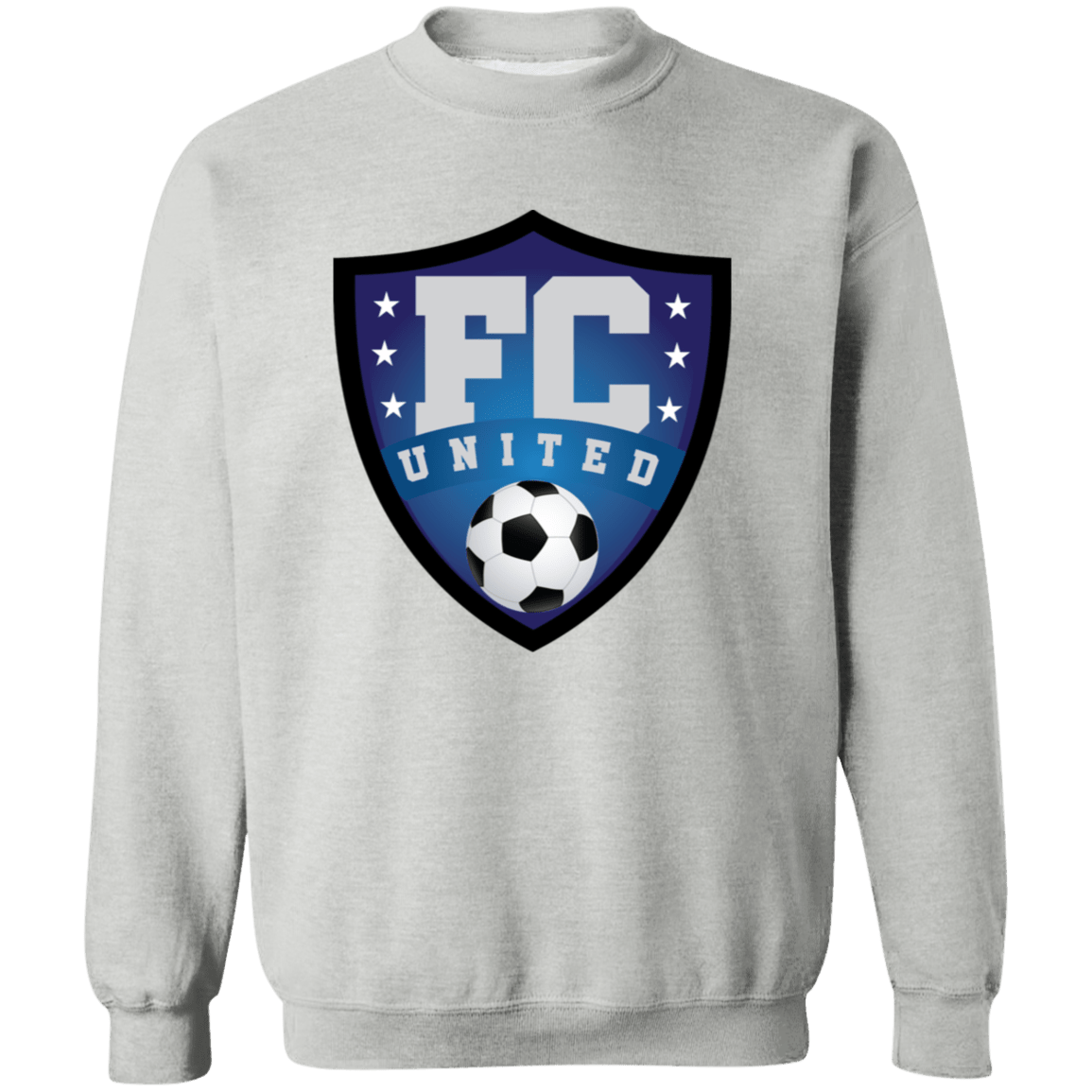 FC United Gildan Adult Crewneck Pullover Sweatshirt - Busy Bee Graphix