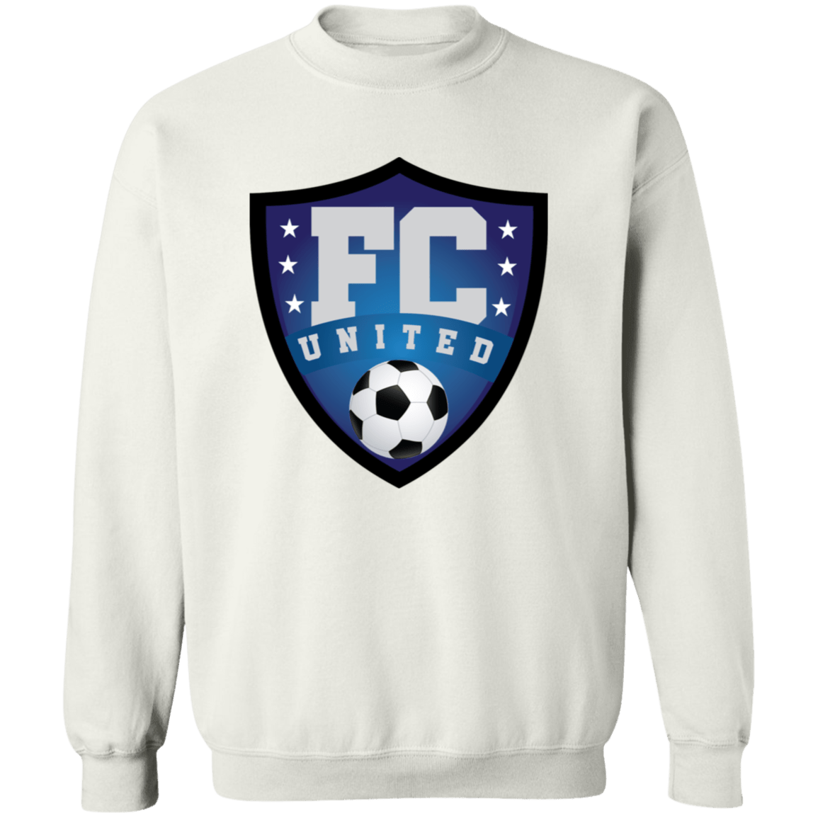 FC United Gildan Adult Crewneck Pullover Sweatshirt - Busy Bee Graphix