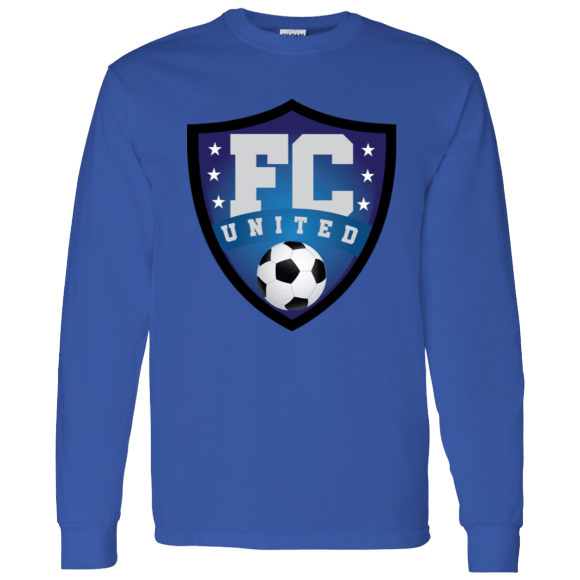 FC United L/S Adult Gildan Tee - Busy Bee Graphix