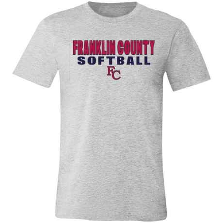 Franklin County Softball Adult Bella Canvas Tee - Busy Bee Graphix