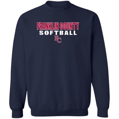 Franklin County Softball Crewneck Sweatshirt - Busy Bee Graphix