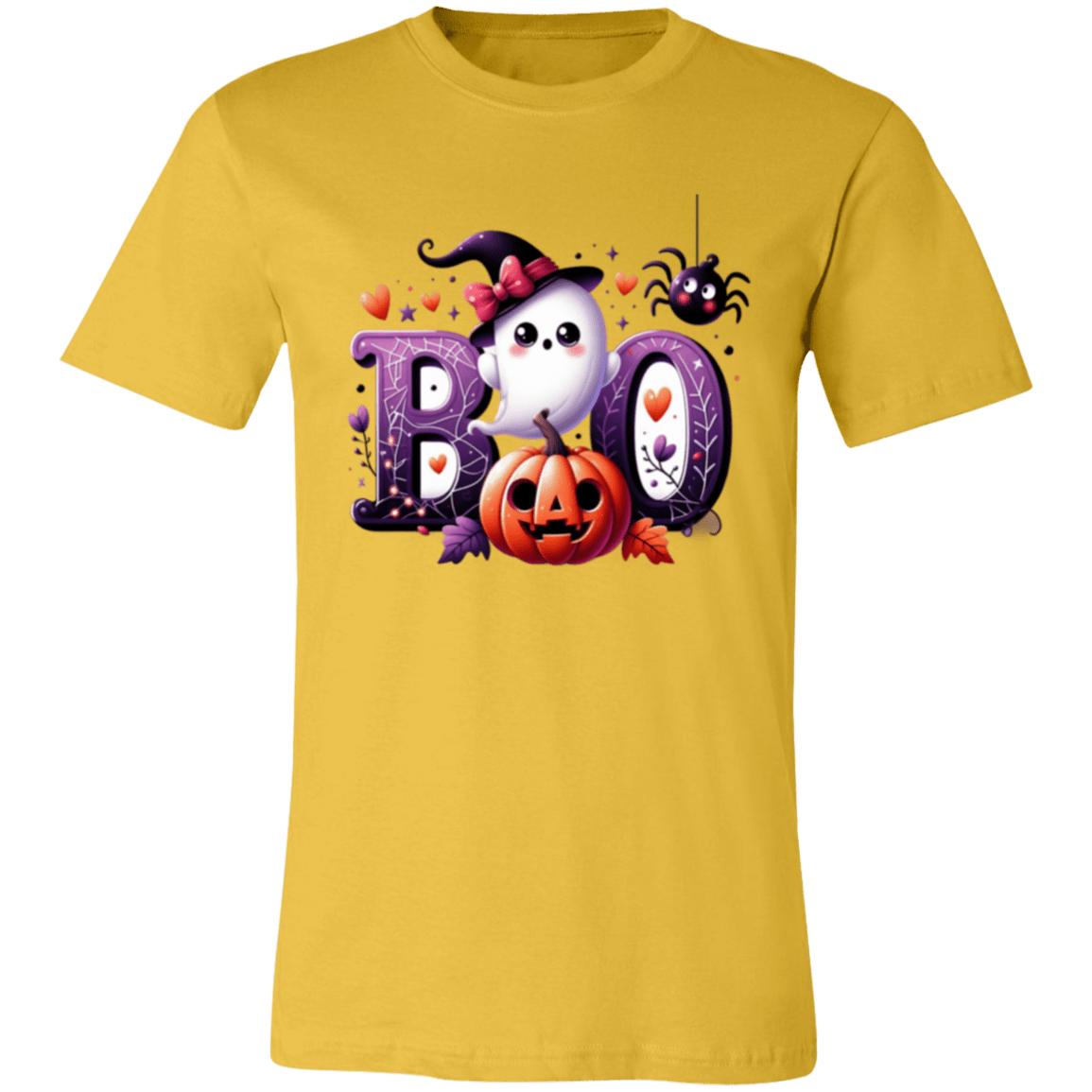 Halloween Boo Cute Ghost Pumpkin Witch Tee - Busy Bee Graphix