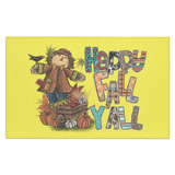 Happy Fall Yall Scarecrow Indoor Doormat - Busy Bee Graphix