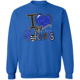 I Love My Hornets Crewneck Sweatshirt - Busy Bee Graphix