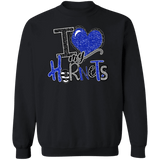 I Love My Hornets Crewneck Sweatshirt - Busy Bee Graphix