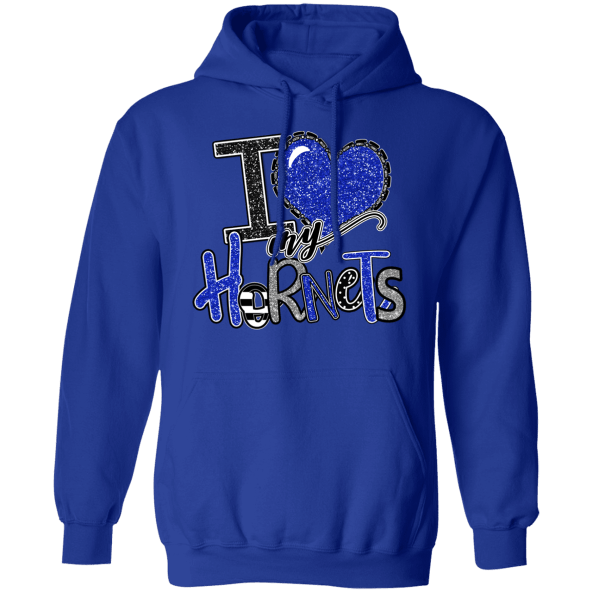 I Love My Hornets Gildan Hoody Sweatshirt - Busy Bee Graphix