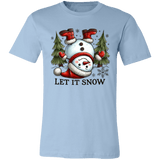 Let It Snow Snowman Tee - Busy Bee Graphix