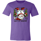 Let It Snow Snowman Tee - Busy Bee Graphix