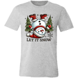 Let It Snow Snowman Tee - Busy Bee Graphix