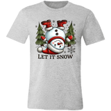 Let It Snow Snowman Tee - Busy Bee Graphix