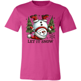 Let It Snow Snowman Tee - Busy Bee Graphix