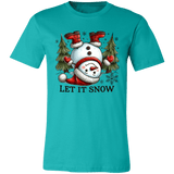 Let It Snow Snowman Tee - Busy Bee Graphix