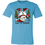 Let It Snow Snowman Tee - Busy Bee Graphix