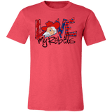 Love My Rebels Bella Canvas Tee - Busy Bee Graphix