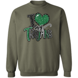 Love My Trojans Crewneck Sweatshirt - Busy Bee Graphix