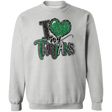 Love My Trojans Crewneck Sweatshirt - Busy Bee Graphix