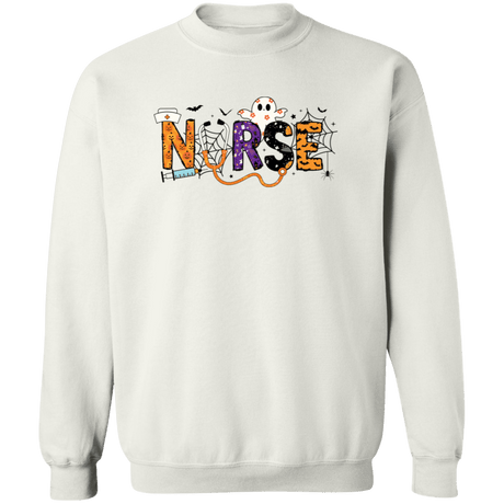 Nurse Halloween Crewneck - Busy Bee Graphix